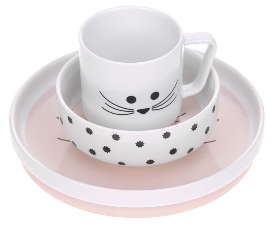 Dish Set Porcelain Little Chums mouse