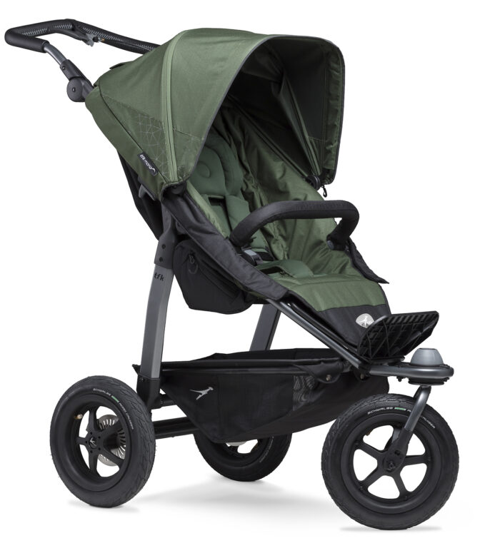 Mono stroller - air wheel olive