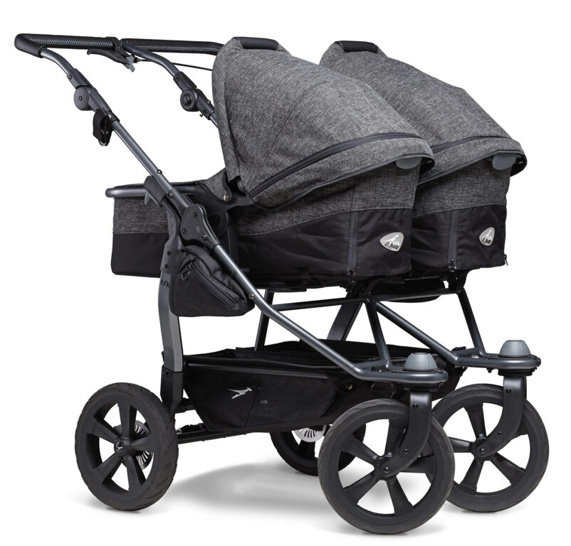 duo combi pushchair - air chamber wheel prem. anthracite