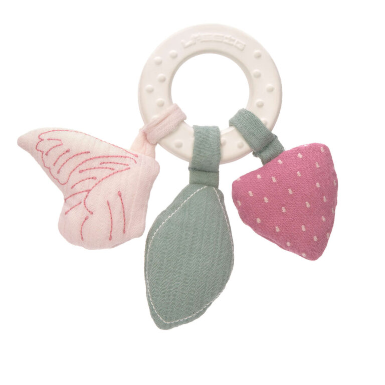Teether Ring Natural Rubber 2022 butterfly