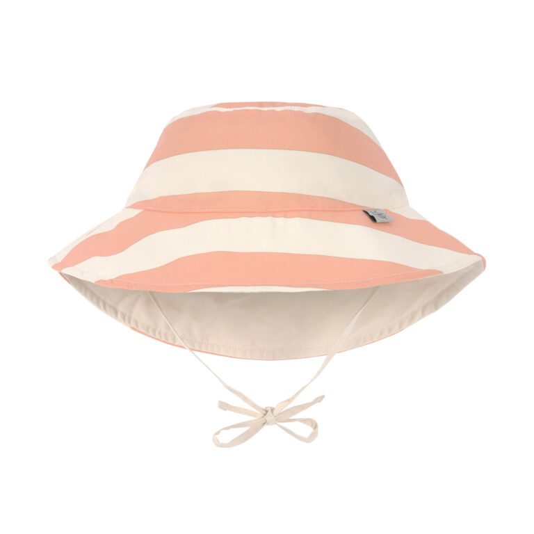Sun Protection Bucket Hat block str.milky/peach 07-18 mon.
