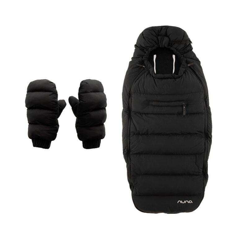winter stroller set footmuff & gloves w/bag
