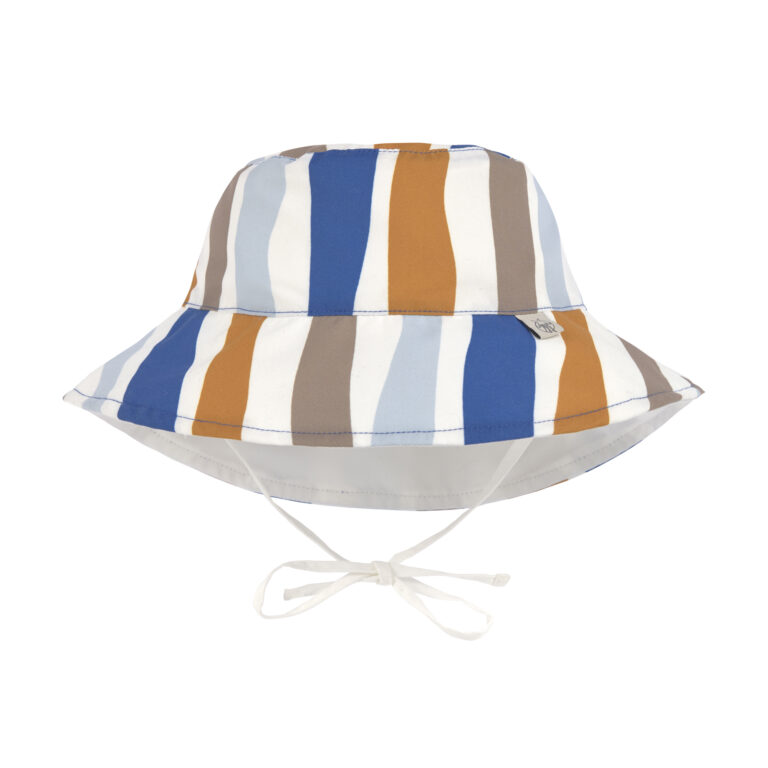 Sun Protection Bucket Hat waves blue/nature 19-36 mon.