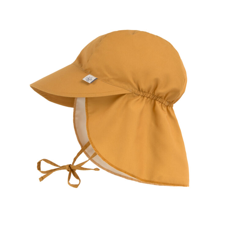 Sun Protection Flap Hat gold 19-36 mon.