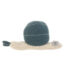 Knitted Toy with Rattle 2022 Garden Explorer snail blue  (73212.01)