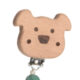 Soother Holder Wood/Silicone Little Chums dog  (7332.001)
