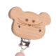 Soother Holder Wood/Silicone 2023 Little Chums mouse  (7332.003)