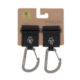 Casual Stroller Hooks with Carabiner black  (7142C.02)