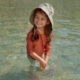 Sun Protection Long Neck Hat olive 19-36 mo.  (7289L.08)