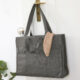 Green Label Tote Up Bag anthracite  (7344.001)