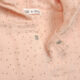 Muslin Poncho dots peach rose  (7312.010)