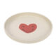 Dish Set PP/Cellulose Happy Rascals Heart lavender  (7205C.08)