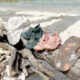 Beach Sandals pink vel. 24  (7293.100)