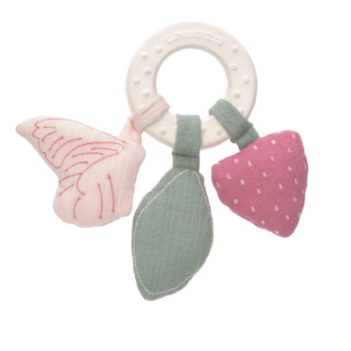 Teether Ring Natural Rubber butterfly  (7316N.01)