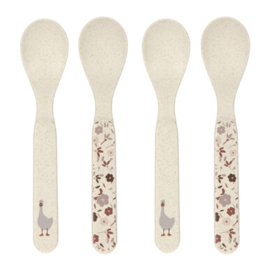 Spoon Set PP/Cellulose Tiny Farmer Sheep/Goose nature  (7303C.01)