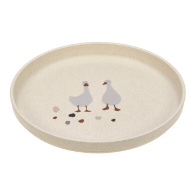 Plate PP/Cellulose 2022 Tiny Farmer Sheep/Goose nature  (7243C.01)