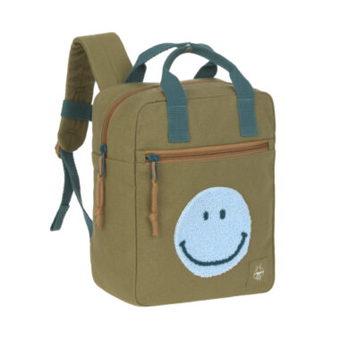 Green Label Little One & Me Square Backpack Small Gots olive  (7350.002)