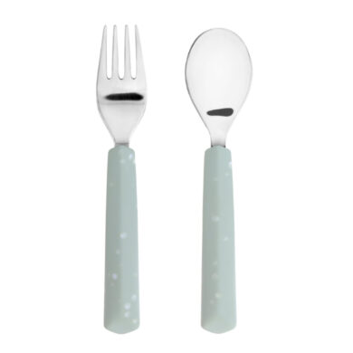 Cutlery with Silicone Handle 2pcs blue  (72402.02)