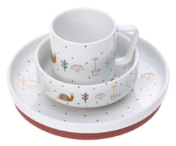 Dish Set Porcelain 2023 Garden Explorer girls - set nádobí