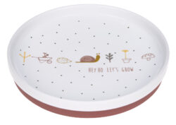 Plate Porcelain 2020 Garden Explorer girls - dětský talíř