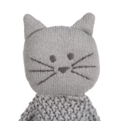 Knitted Baby Comforter Little Chums cat  (7328.002)