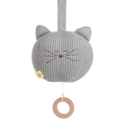 Knitted Musical Little Chums cat  (7329.002)