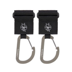 Casual Stroller Hooks with Carabiner black - hky