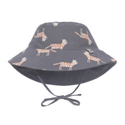 Sun Protection Bucket Hat tiger grey 07-18 mo. - klobouček