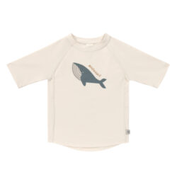 Short Sleeve Rashguard whale milky 07-12 mon. - tričko