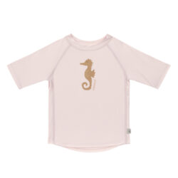 Short Sleeve Rashguard seahorse light pink 07-12 mon. - tričko
