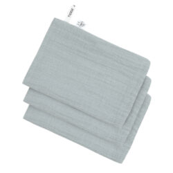 Muslin Wash Glove Set 3 pcs powder blue - myc rukavice