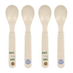 Spoon Set PP/Cellulose Happy Rascals Smile sky blue - liky