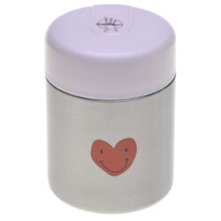 Food Jar Happy Rascals Heart lavender - termoska