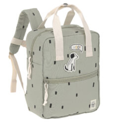 Mini Square Backpack Happy Prints light olive - dětský batoh