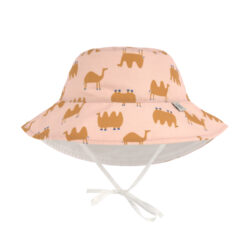 Sun Protection Bucket Hat camel pink 19-36 mon. - klobik