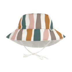 Sun Protection Bucket Hat waves pink/nature 07-18 mon. - klobik