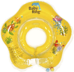 Baby Ring 0-24 měs. žlutá - nafukovací kruh