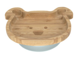 Platter Bamboo Wood 2023 Chums Dog - detský tanierik