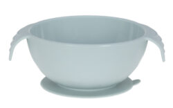 Bowl Silicone blue with suction pad - detská mištička